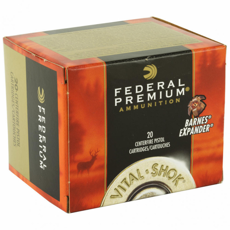 Fed Premium 460s&w 275gr Barnes Express 20/200