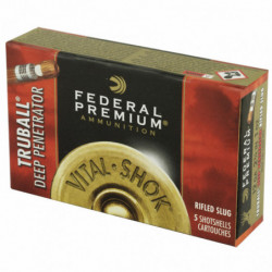 Fed Premium 12 Gauge 2.75" Truball Slg 5/250