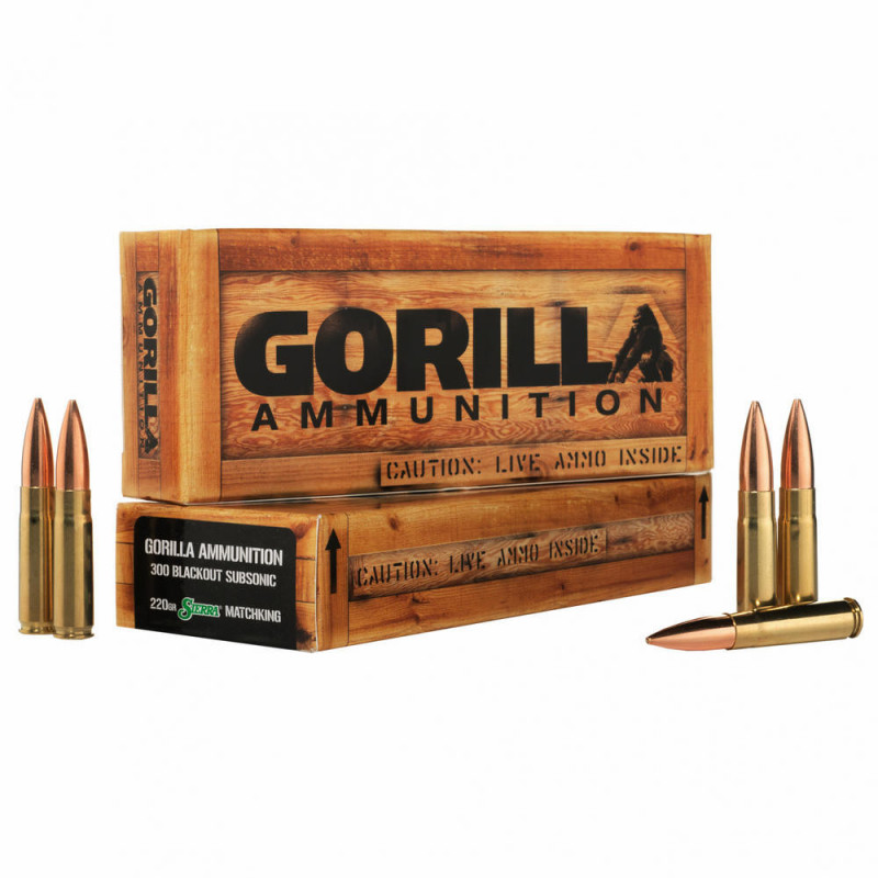 Gorilla 300 Blackout 220 Grain Subsonic 20/200