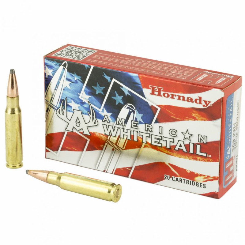 Hornady American Whitetail 308Win 165Gr InterLock 20/200