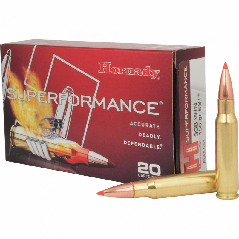 Hornady 308Win 150 Grain Sst Spf 20/200