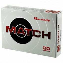 Hornady Match 338Lapua 250Gr Boat Tail Hollow Point 20/120