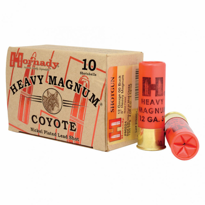 Hornady Hm Coyote Brown 12 Gauge 3" 00 Buck 10,