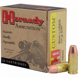 Hornady 9mm 147 Grain Jhp/xtp 25/250