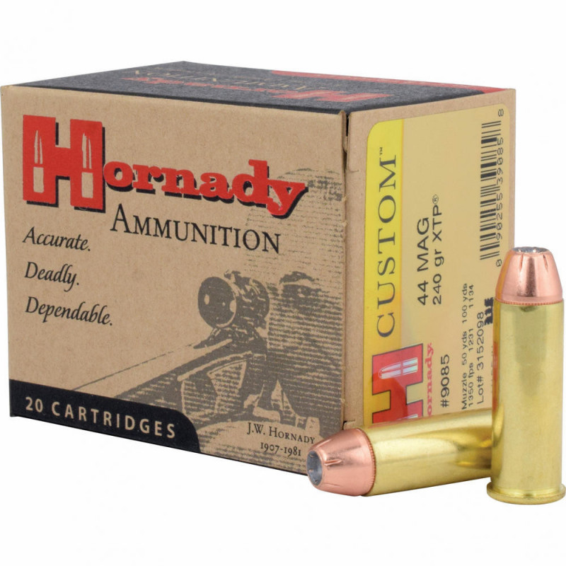 Hornady 44 Magnum 240 Grain XTP 20/200