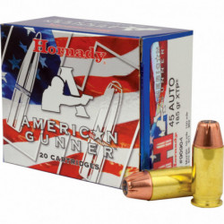 Hornady American Gunner 45ACP 185 Grain XTP 20/200