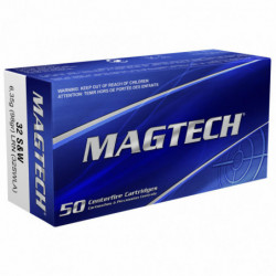 Magtech 32s&w Long 98gr Lead Round Nose 50/1000