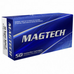 Magtech 38 Super +P 130 Grain Full Metal Jacket 50/1000