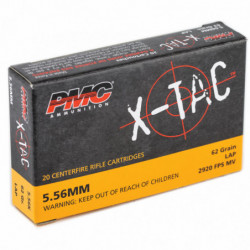 Pmc Xtac 556 62 Grain Lap 20/1000