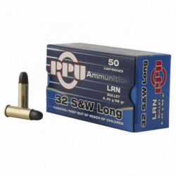 Ppu 32 S&W Long Lead Round Nose 98gr 50/500