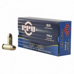 Ppu 45ACP Full Metal Jacket 230 Grain 50/500