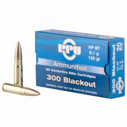 Ppu 300 Blackout Full Metal Jacket 125 Grain 20/1000