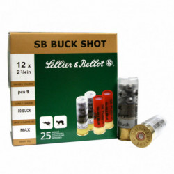 S&b 12 Gauge 2.75 1.12oz 00 9pel 25/250