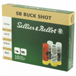 S&b 12 Gauge 2.75 1.12oz 00 9pel 10/250