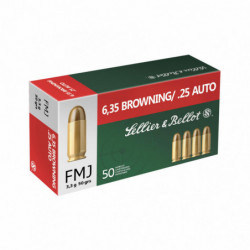 S&b 25ACP 50 Grain Full Metal Jacket 50/2000