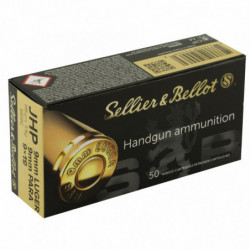 S&b 9mm 115 Grain Jacketed Hollow Point 50/1000