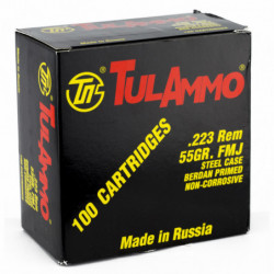 Tula 223rem 55gr Fmj 100/1000