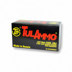 Tula 223rem 55gr Fmj 40/1000