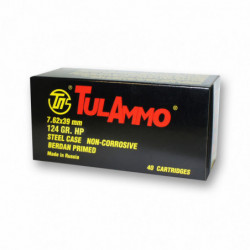 Tula 7.62x39 124gr Hp 40/1000