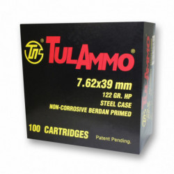 Tula 7.62x39 122gr Hp 100/1000