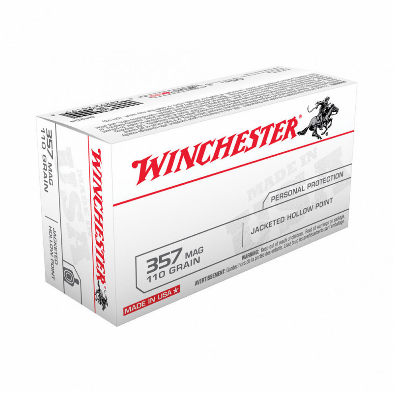 Winchester Ammunition USA 357MAG 110JHP 50/500