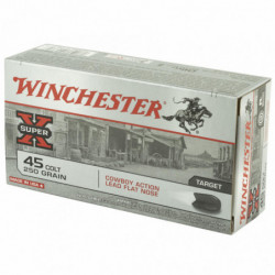 Winchester Ammunition USA 45LC 250 Grain Lead Cowboy 50/500