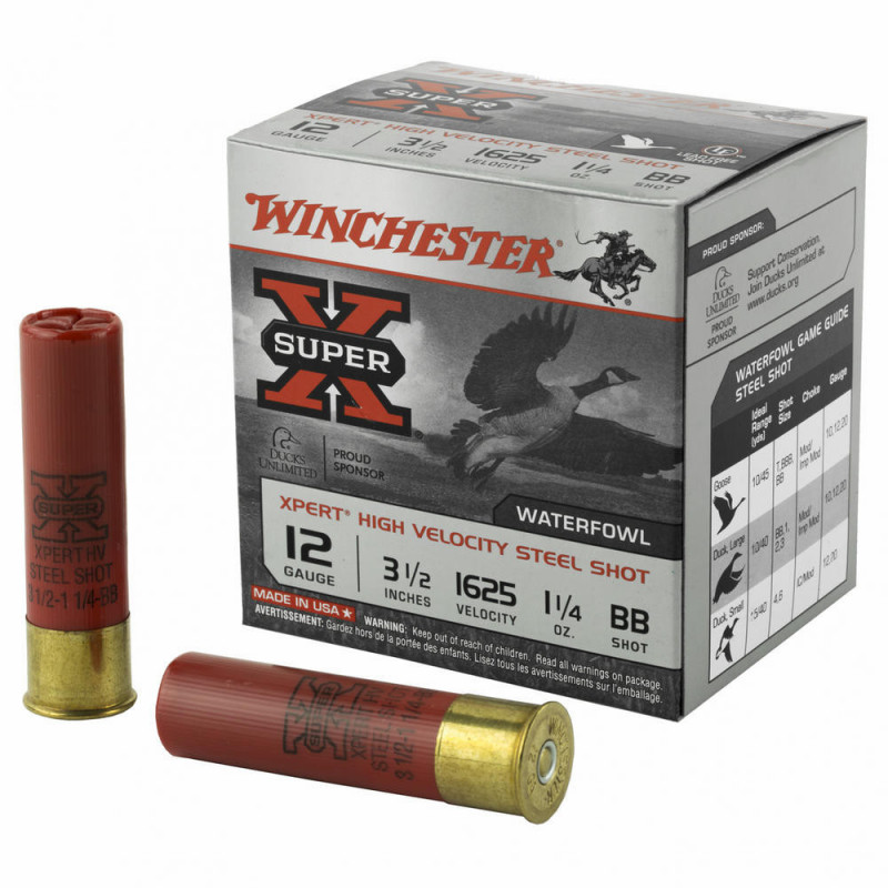 Winchester Ammunition Xpert Hi-Velocity 12 Gauge 3.5" BB 25/250