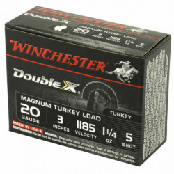 Win Double X Mag  Turkey 20ga 3" 4 10/100