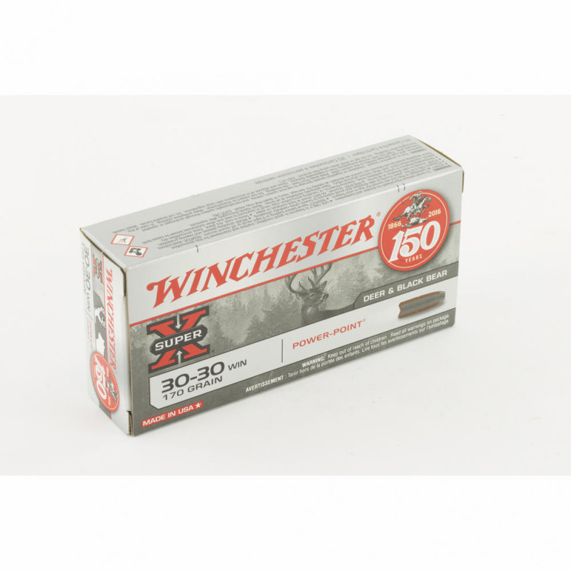 Winchester Ammunition Super-X Power Point Tactical 3030WN 170 Grain 20/200