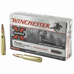 Winchester Ammunition Super-X Power Point Tactical 7mm Mauser 145 Grain 20/200