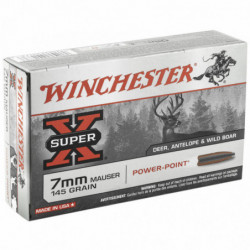 Winchester Ammunition Super-X Power Point Tactical 7mm Mauser 145 Grain 20/200