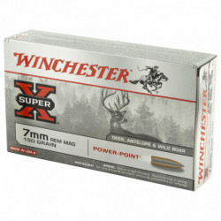 Winchester Ammunition Super-X Power Point Tactical 7mm Rem 150 Grain 20/200