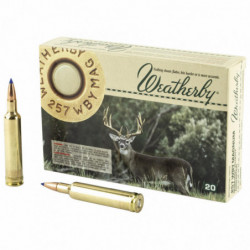Weatherby Ammunition 257WBY 80 Grain Tipped Triple Shock X 20/200