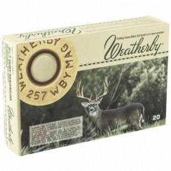 Weatherby Ammunition 257WBY 80 Grain Tipped Triple Shock X 20/200