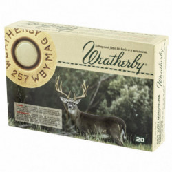 Weatherby Ammunition 257WBY 80 Grain Tipped Triple Shock X 20/200