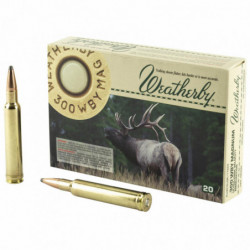 Weatherby Ammunition 300WBY 165 Grain Spire 20/200