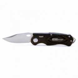 Accusharp Sport Knife Black