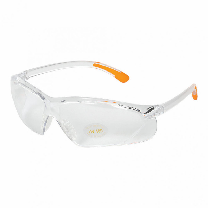 Allen Shooting Glasses Clear w/Orange