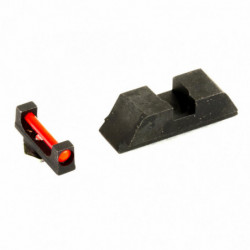 AmeriGlo For Glock High Fiber Optic Red/Black