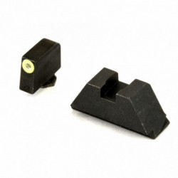 AmeriGlo Suppressor Series 3 Dot Tritium For Glock Green/Black