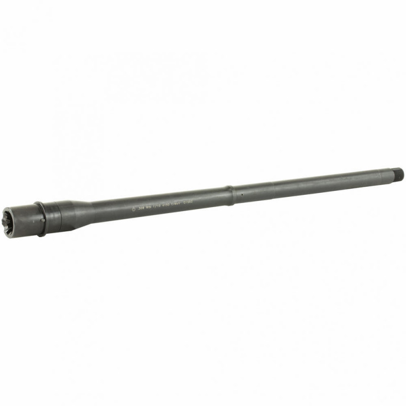 Ballistic AR10 Modern Barrel 308 Win 18" Mid Length Tactical Government Black