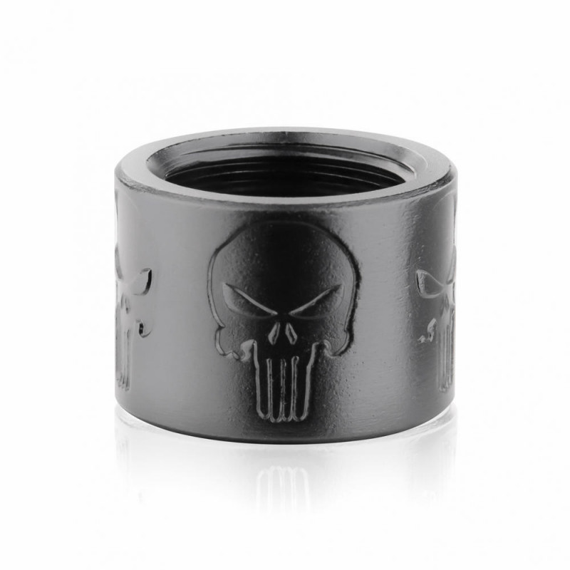 Backup Tactical Thread Protector 1/2x28 Skull X Black