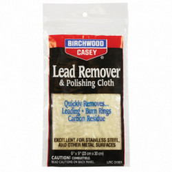 Birchwood Casey Lead Remover w/ Cloth 6x9