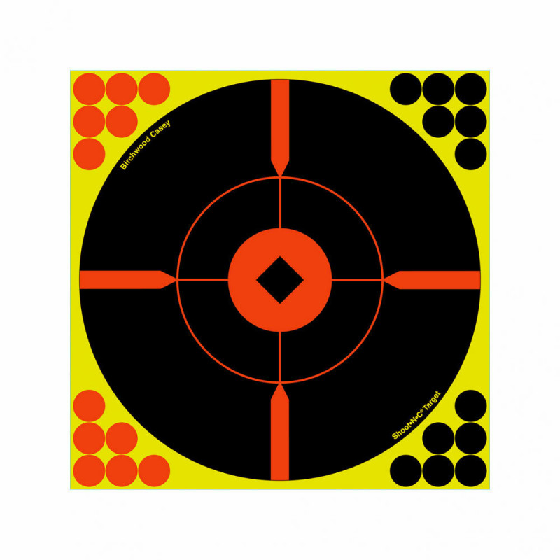 Birchwood Casey Shoot-N-C Round CH Bullseye Target 5-12"