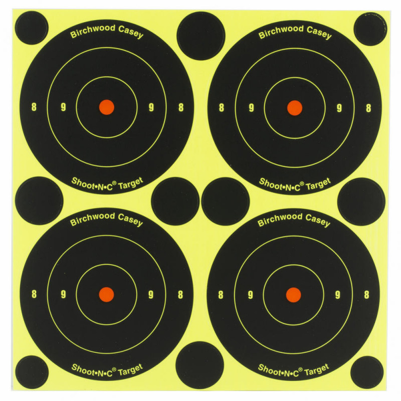 Birchwood Casey Shoot-N-C Round Bullseye Target 240-3"