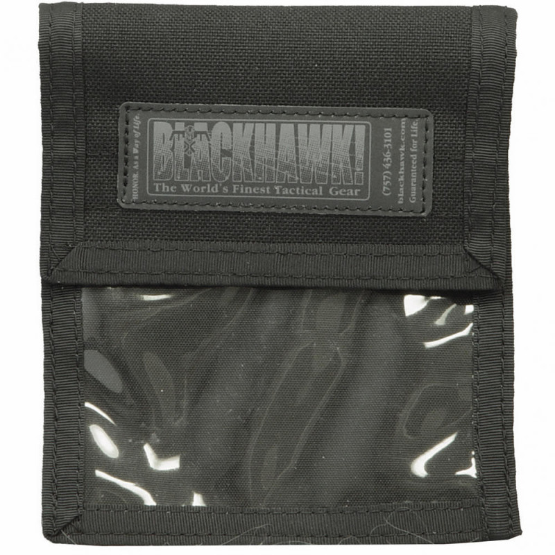 Blackhawk Neck Badge/Pen I.D. Holder Black