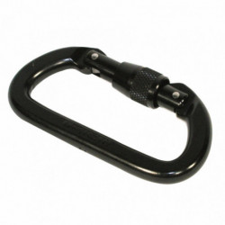 Blackhawk Locking D Carabiner Aluminum Black