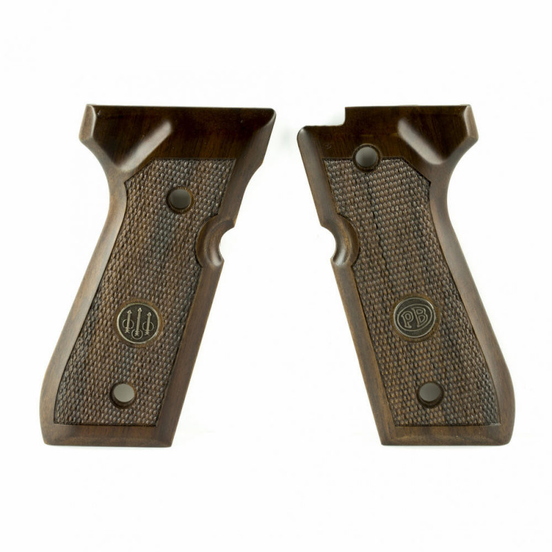 Beretta Grips 92 96FS Wood Checkered