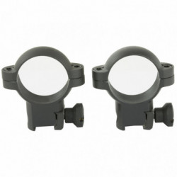 Burris High 1" .22 Rngs Deluxe Steel Matte