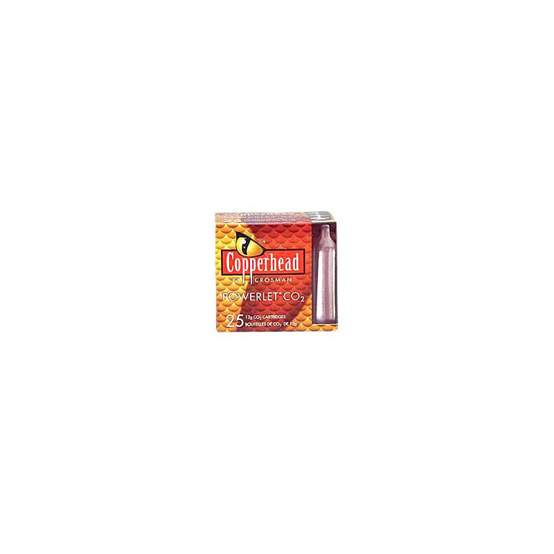 Crosman Powerlet Co2 Cartridges 25pk